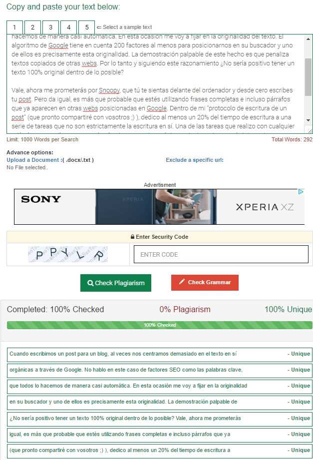 Herramientas para detectar contenidos plagiados